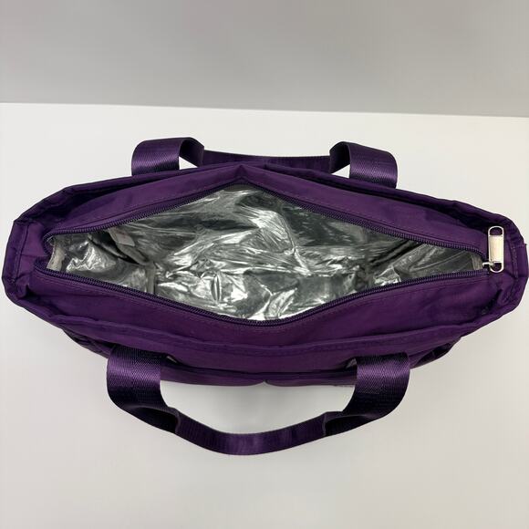 Scorlia Insulated Lunch Tote Cooler Bag in Purple - Picture 7 of 10